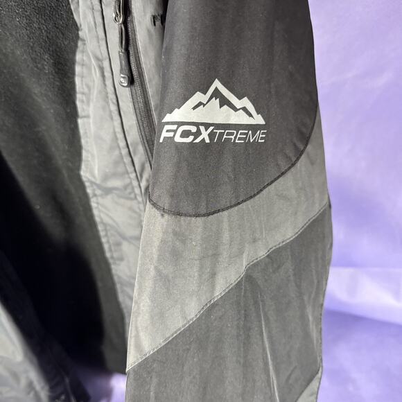 Free Country Full Zip Hooded Jacket Men's SZ Small FCX Treme Dark Green/black - Picture 3 of 12